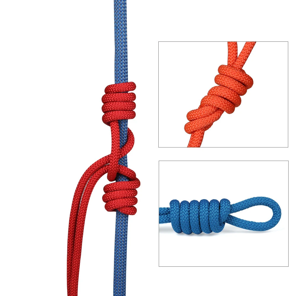 XINDA High Standard outdoor sports 7kN 6mm lightweight  nylon core static rock climbing rope