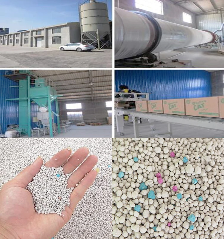 bentonite granules cat litter pallet cat litter