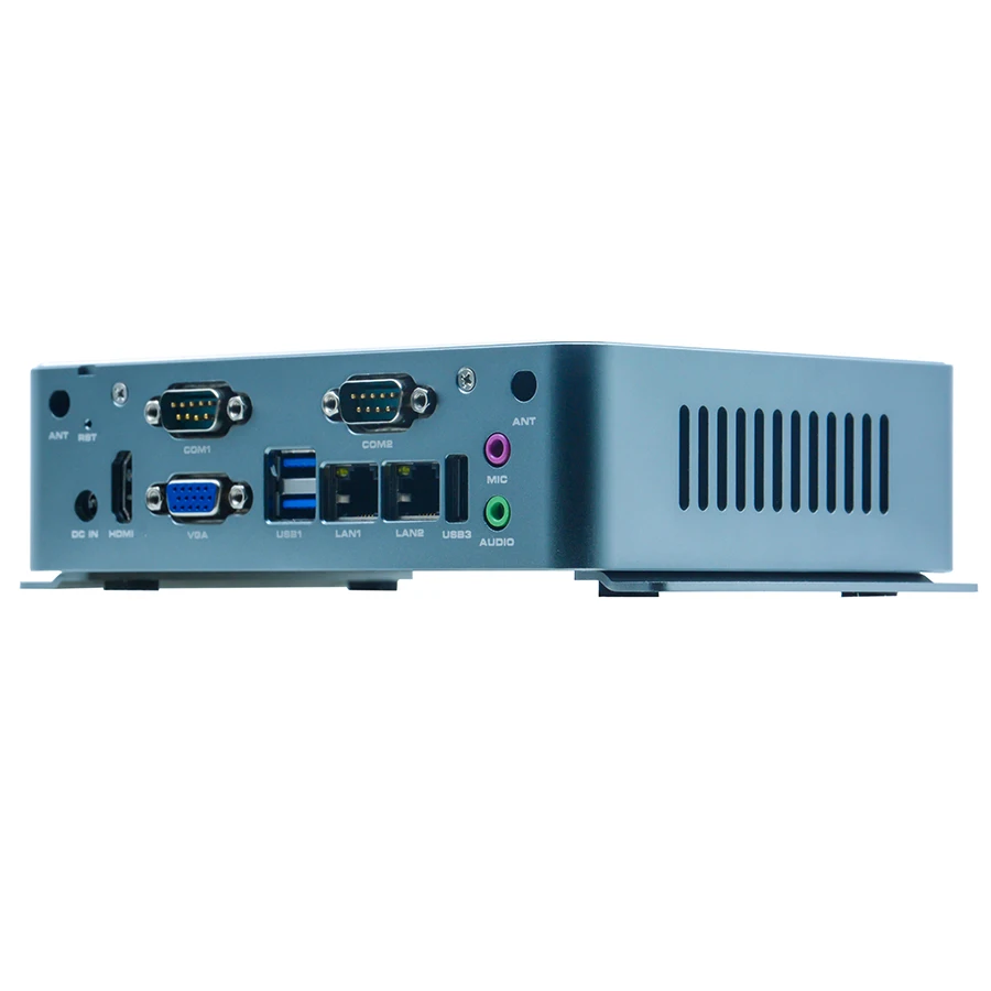 N1619Z Celeron J1900 Fanless Nano Industrial Mini PC with RS232