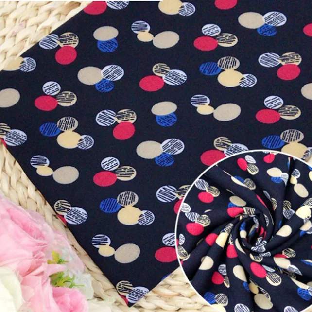 Shaoxing текстиль на заказ вискоза 100% пряжа печатная ткань вискоза для платья