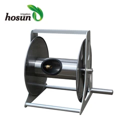 Портативная сверхпрочная катушка из нержавеющей стали для садового шланга