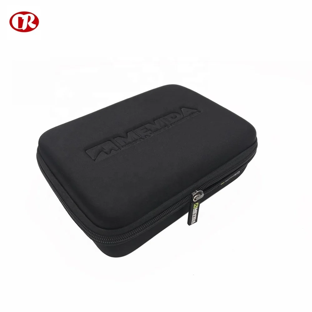 Zipper closed eco-friendly and durable waterproof protective eva custom case with strap