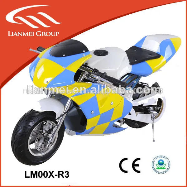 49cc мини ребенку карманные велосипедов стартером тяги