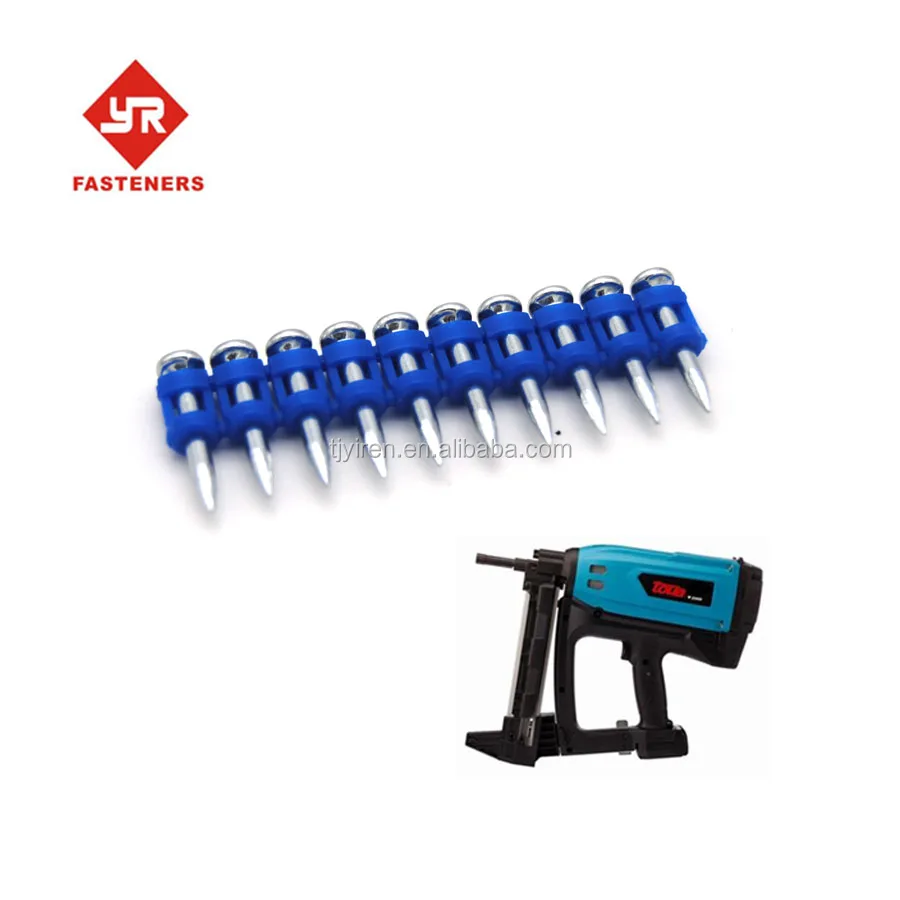 Sales Promotion 22mm 32mm Nails for Gas Gun with Colored Washer