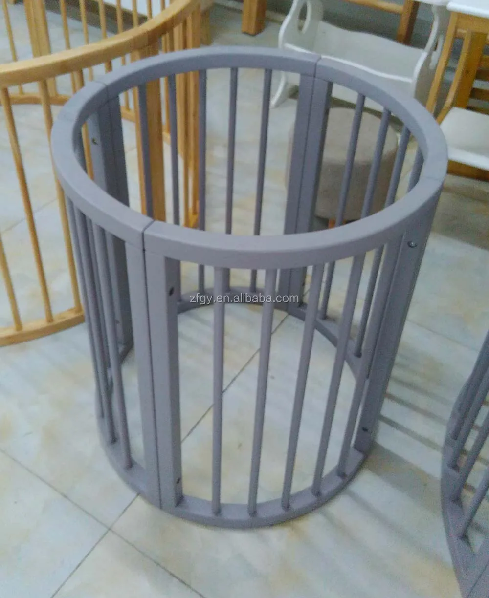 Wooden indoor baby children safety play area fence