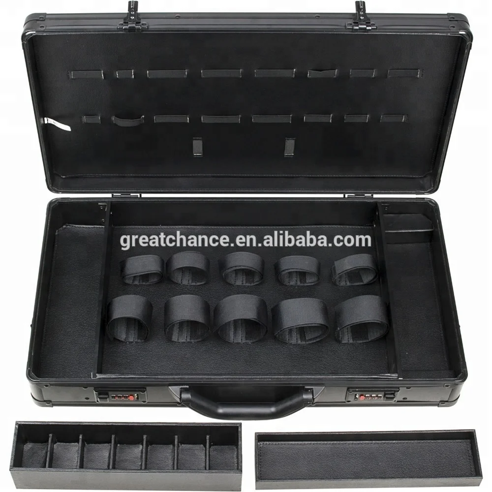 
Clipper Trimmer Comb Shear Barber Stylist Equipment Black Carry Case(XY-1065) 