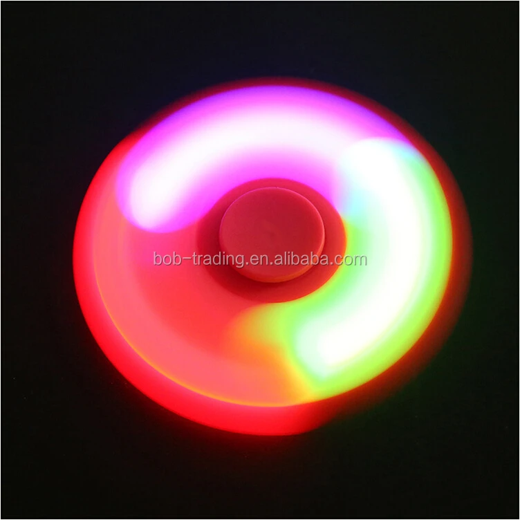 Promotion Gift LED Light Hand Spinner ABS 2 minutes Color Change Finger Spinner