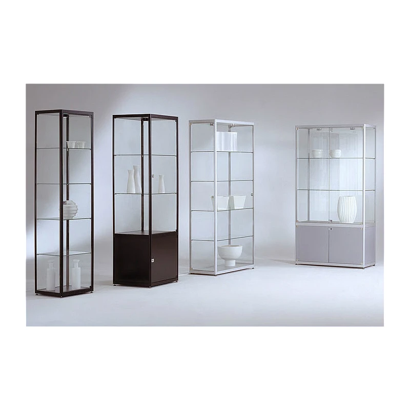 Boutiques product display showcase/glass display case/glass jewelry display cabinet