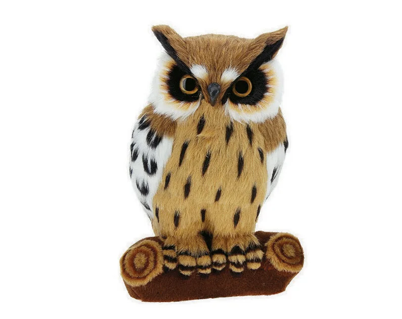 Artificial Owl Simulation Foam Bird Feather Ornaments DIY Craft for Wedding Decoration Home Garden Party Embellishing Decor