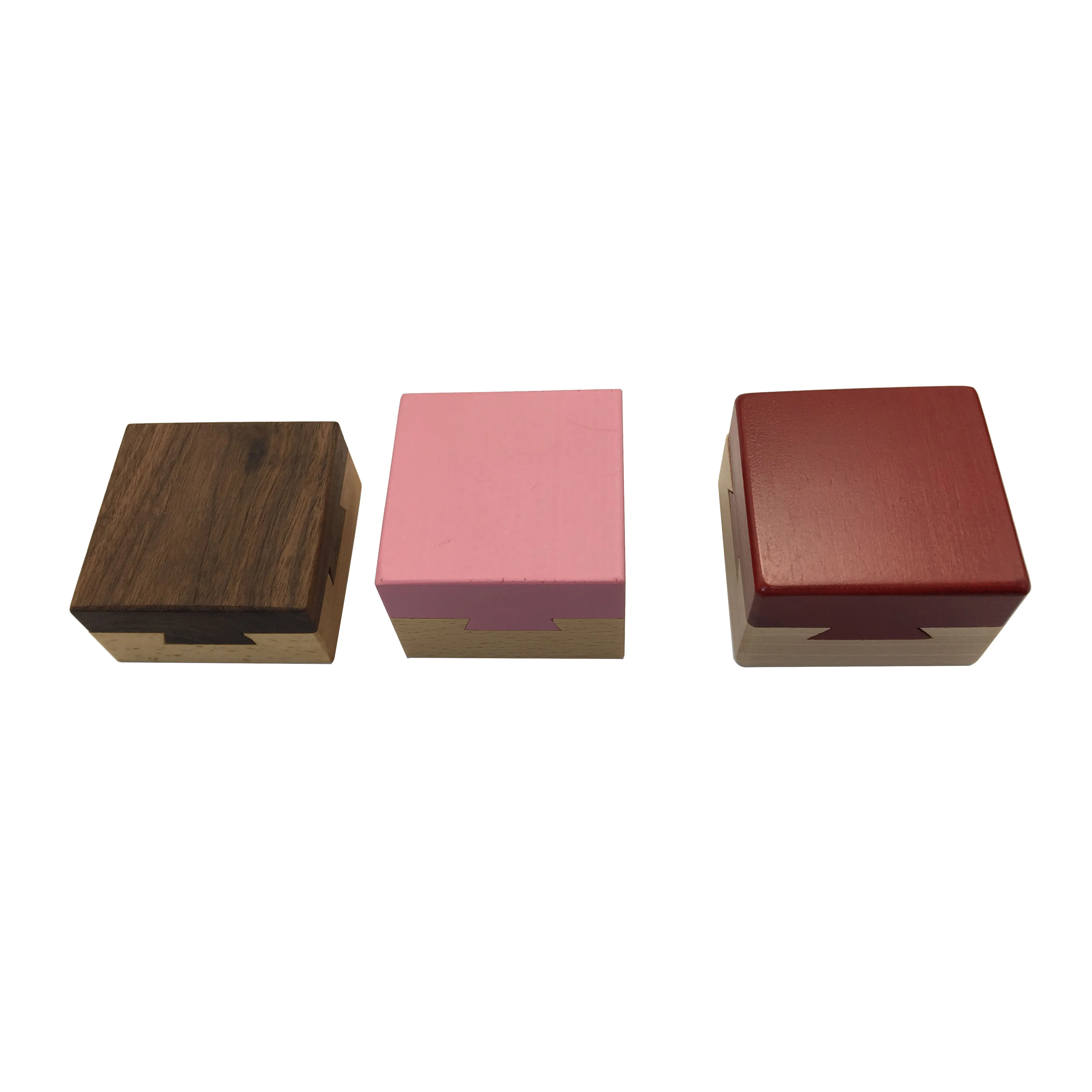 2019 New toys puzzle wooden walnut secret box compartment hidden diamond gift surprise brain teaser