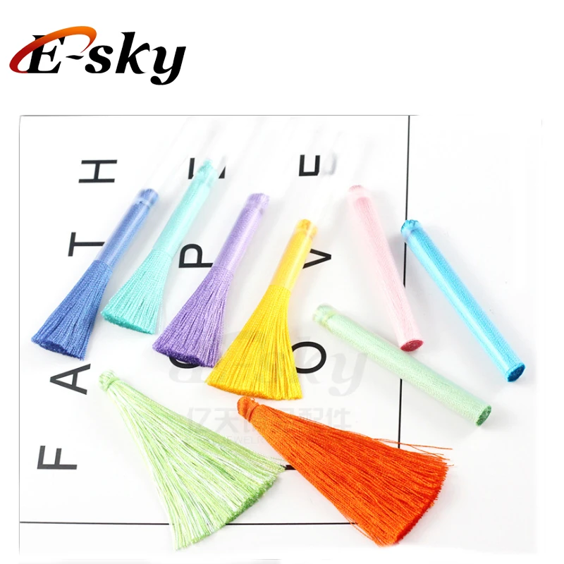 Wholesale cotton silk fringe rayon tassels for making jewelry
