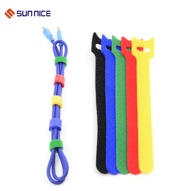 30PCS/50pcs/100pcs  PACK Velcroes Back To Back Nylon Ties Reusable Cable Ties Hook And Loop Velcroes Straps