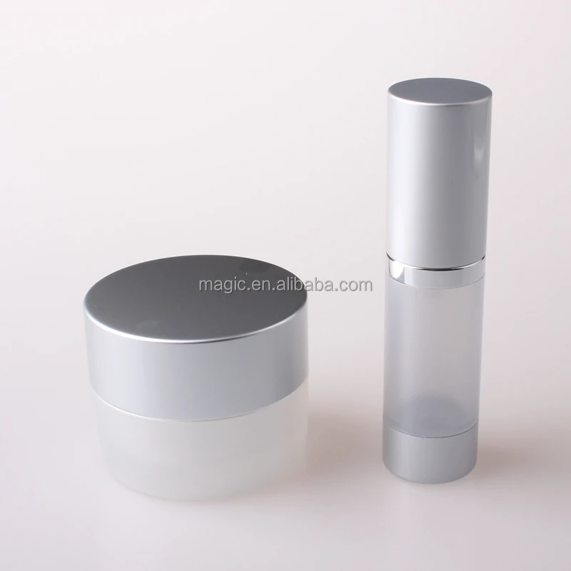 15ml 30ml 50ml 80ml 100ml Aluminum Airless Lotion pump bottle