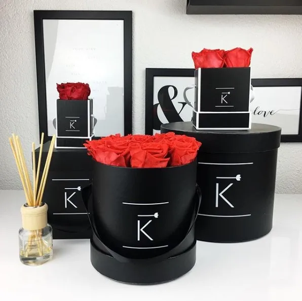
 Various Shaped Paper Custom flower gift box  