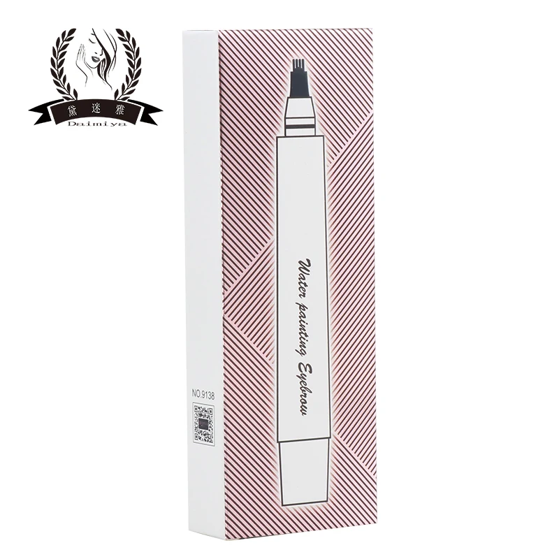 New high quality silky texture eyebrows natural long lasting semi-permanent makeup eyebrow pencil waterproof own brand