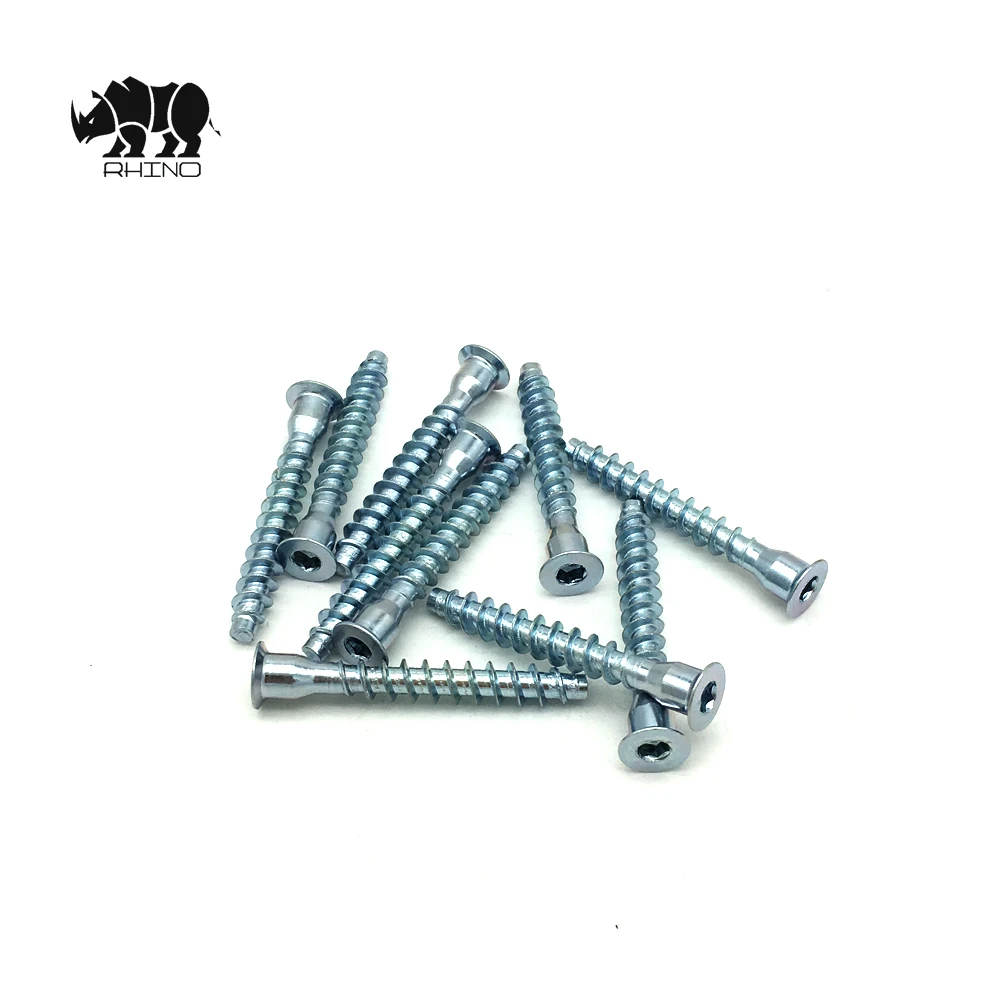 Chinese manufacturer Hex Socket Drive Furniture Screw Confirmat