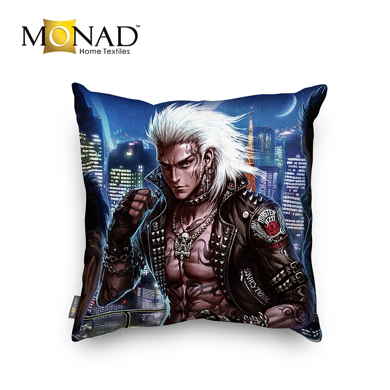 Monad custom 3D japanese anime photo cartoon throw pillow case for teenager