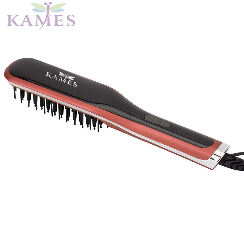 
private label hair brush straightener ionic function with ETL certificate 