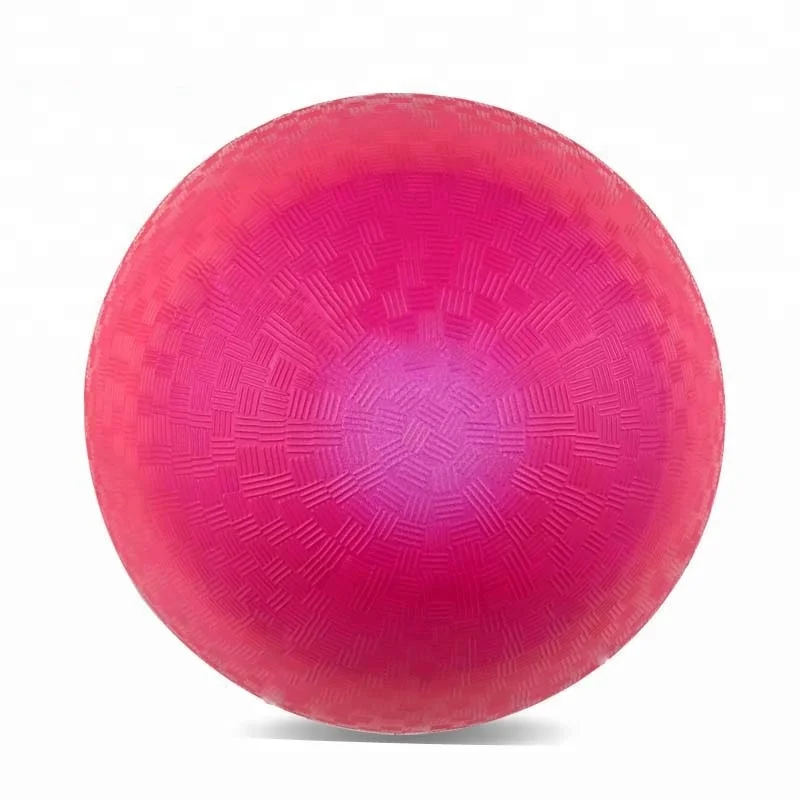 
Kids Playing Inflated Natural Rubber Balls Rainbow Playground Ball 8.5