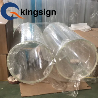 Large size plexiglass tube acrylic aquarium 600mm 800mm 1000mm