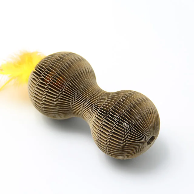 Best design good qualtity low price honeycomb paper cat toy