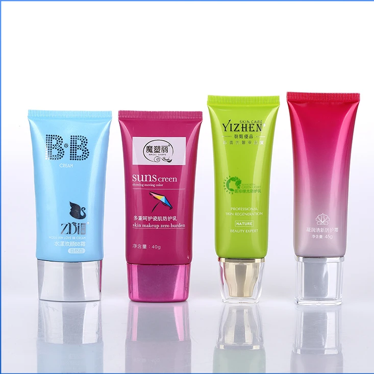 Cheap price raw material plastic body lotion packaging laminate squeeze tubes for body creams