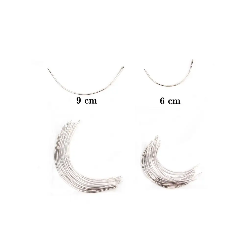 AliLeader Wholesale Curved Hair Weaving Needles For Making Wigs