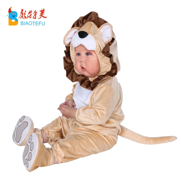 
new born baby infant animal lion cosplay costumes 