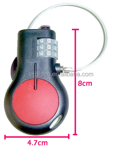 Retractable Cable lock, Bicycle Lock