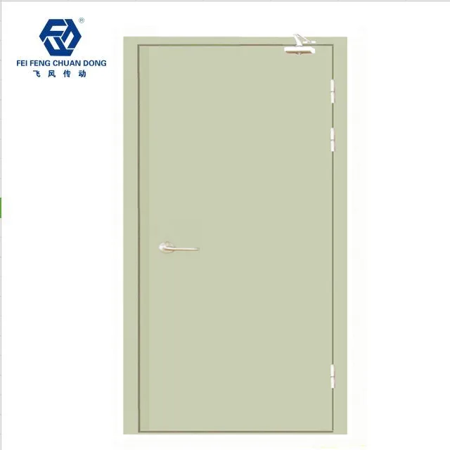 
Hospital fire project single fire and smoke prevention door 