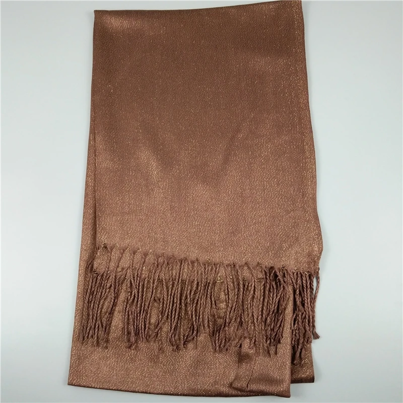 18 цветов, очень хорошее качество, Женская Блестящая однотонная хлопковая шаль с бахромой, однотонные мусульманские хиджабы, Шиммер шарф с бахромой