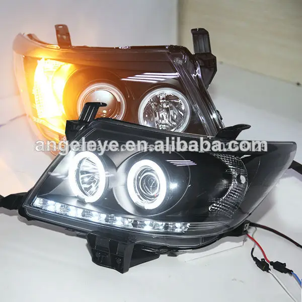2010-2013 год hilux vigo привело глаза ангела головного света черный корпус v1