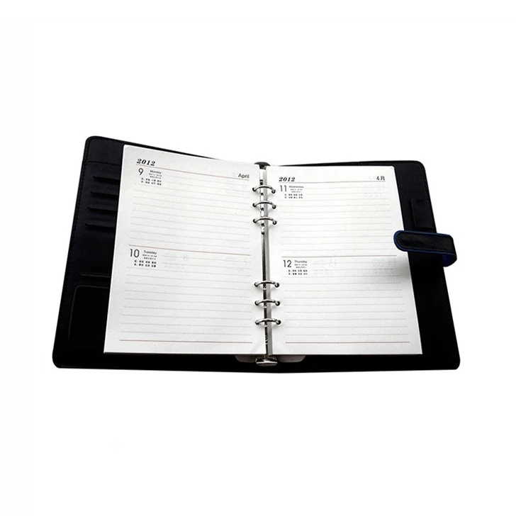 Personalized custom a4 a5 6 holes ring binder notebook printing service