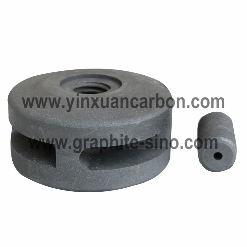 Алюминиевый дегазации мелкозернистая графит ротора и вала для медного литья