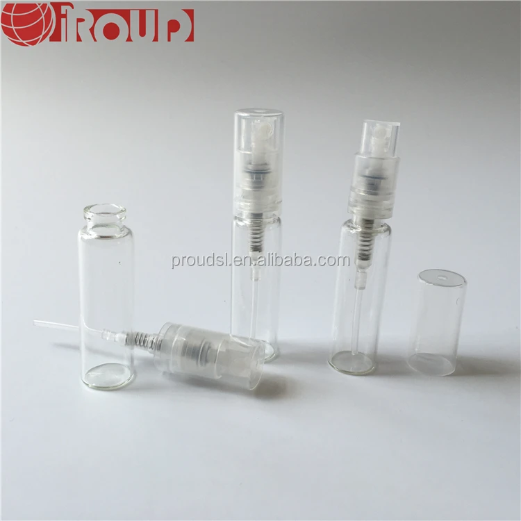 3ml empty perfume mini glass vial
