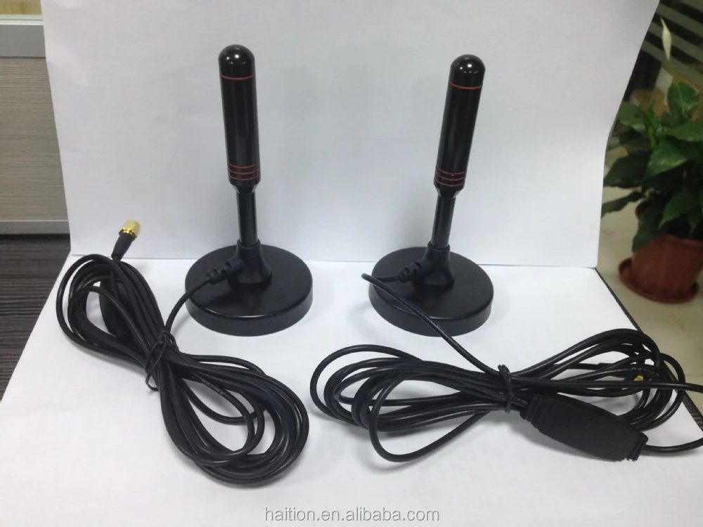 car digital DVB T2 tv tuner tv receiver tv box with 4 antennas 1080p HD PVR