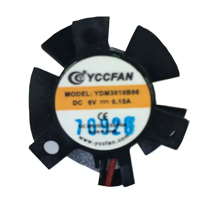 30mm 3010 30x30x10mm dc brushless mini axial flow frameless computer cooling fan 6v
