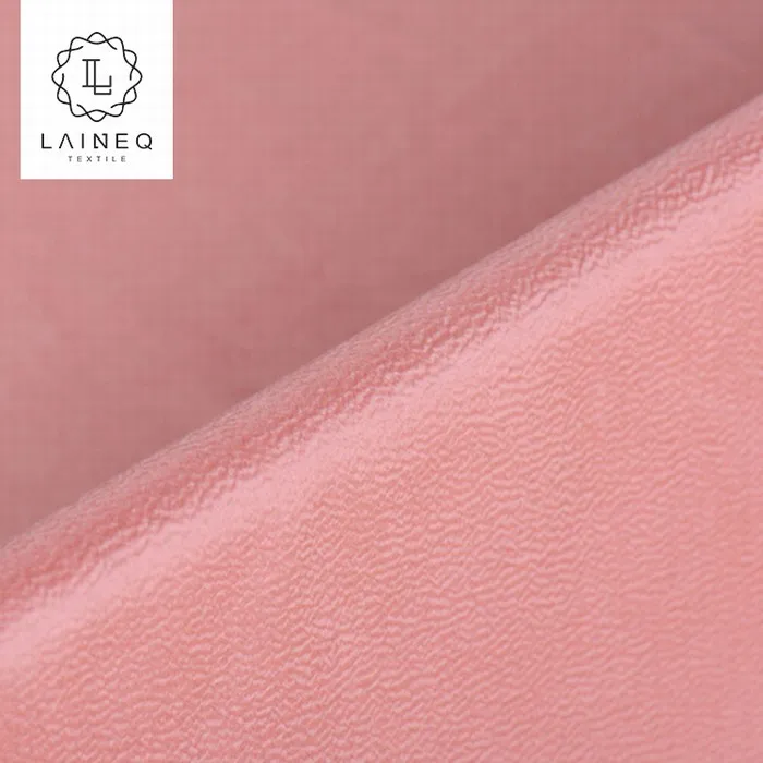luxury brand design wool pile fabric winter coat silk wool peach fabric