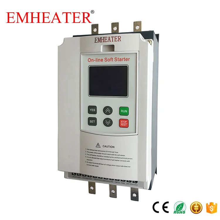 EMHEATER 90KW 125Hp  220V 230V Input  Motor Soft Starter for water Pump air compressor