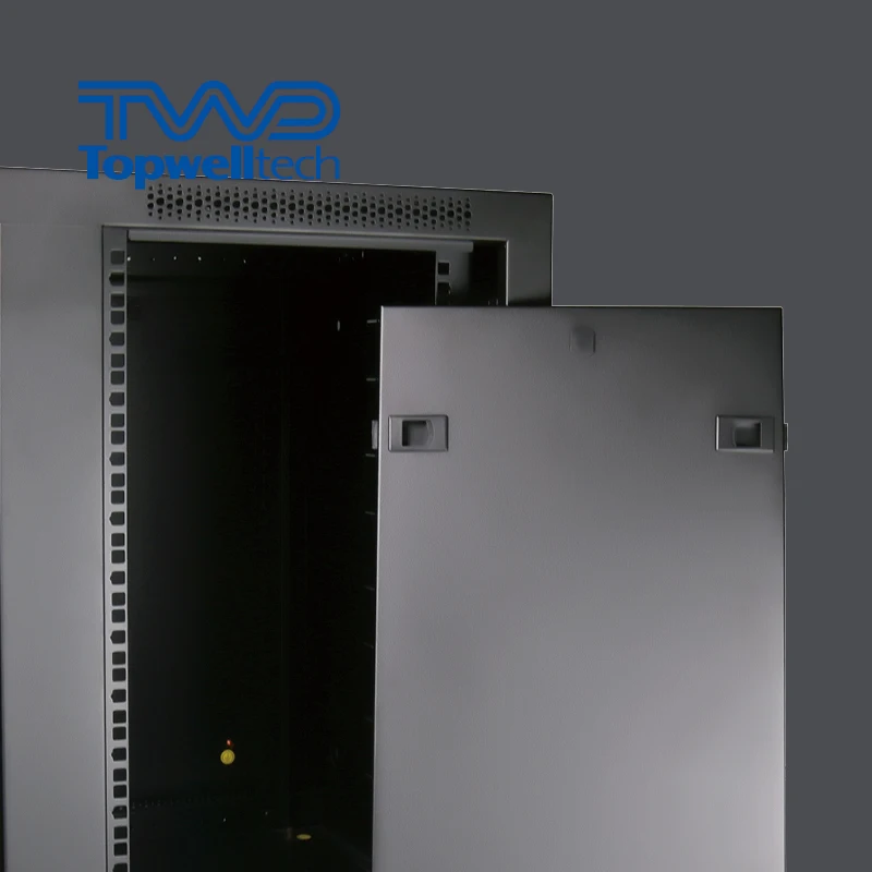 High Quality Data Center 6U-22U Server Rack Cabinet Black Wall Rack Cabinet