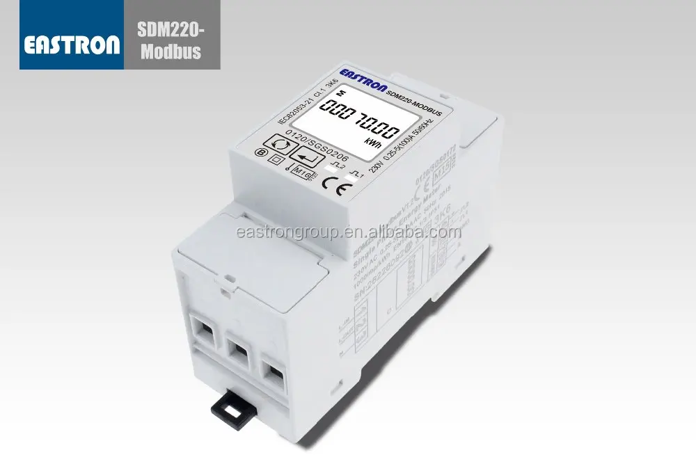SDM220-Modbus High-quality Single phase electric meter , home energy meter, smart power meter