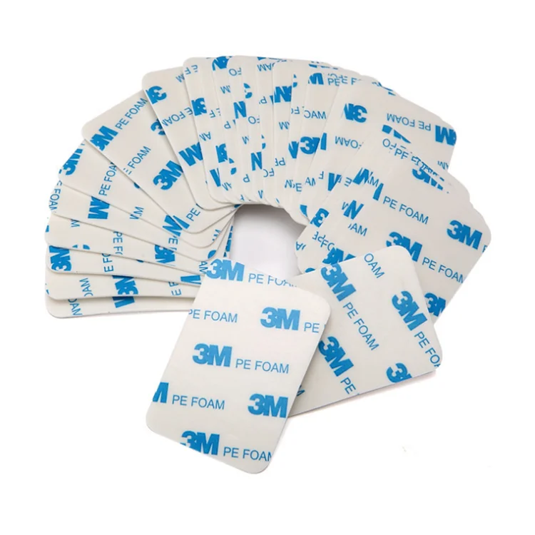 Deson die cut 3m round white black antislip EPDM EVA sponge rubber sheet one face 1MM Square pad