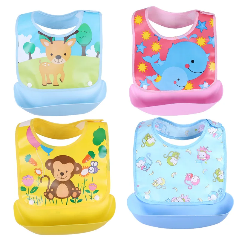 Baby bib waterproof rice bowl baby bib eco friendly neoprene  bibs silicone soft super soft  towel clothes