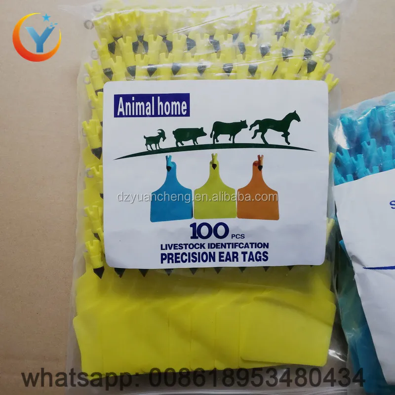 Cattle Ear Tag /ear Tag for Sheep / Cow Ear Tag for Livestock ONE Piece Labels Identification One Piece