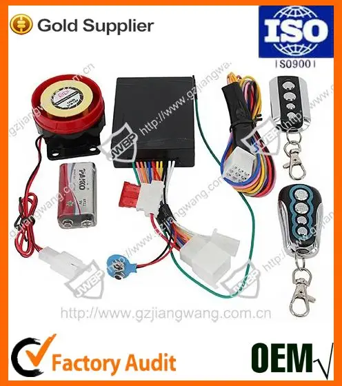 2016 Anti-theft Motorcycle Alarm System, Alarma para Moto