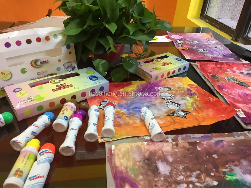 Do A Dot Art! bingo daubers for kids drawing&playing&learning,washable paint markers CH-2822