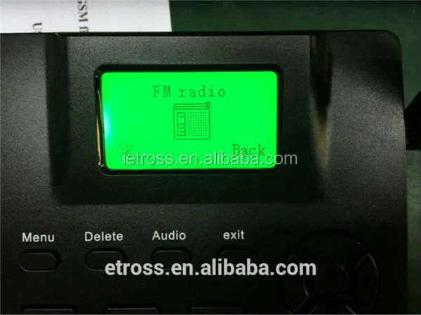 Speed dial/hands free Etross 6188 gsm fwp fixed wireless telephone with sim card