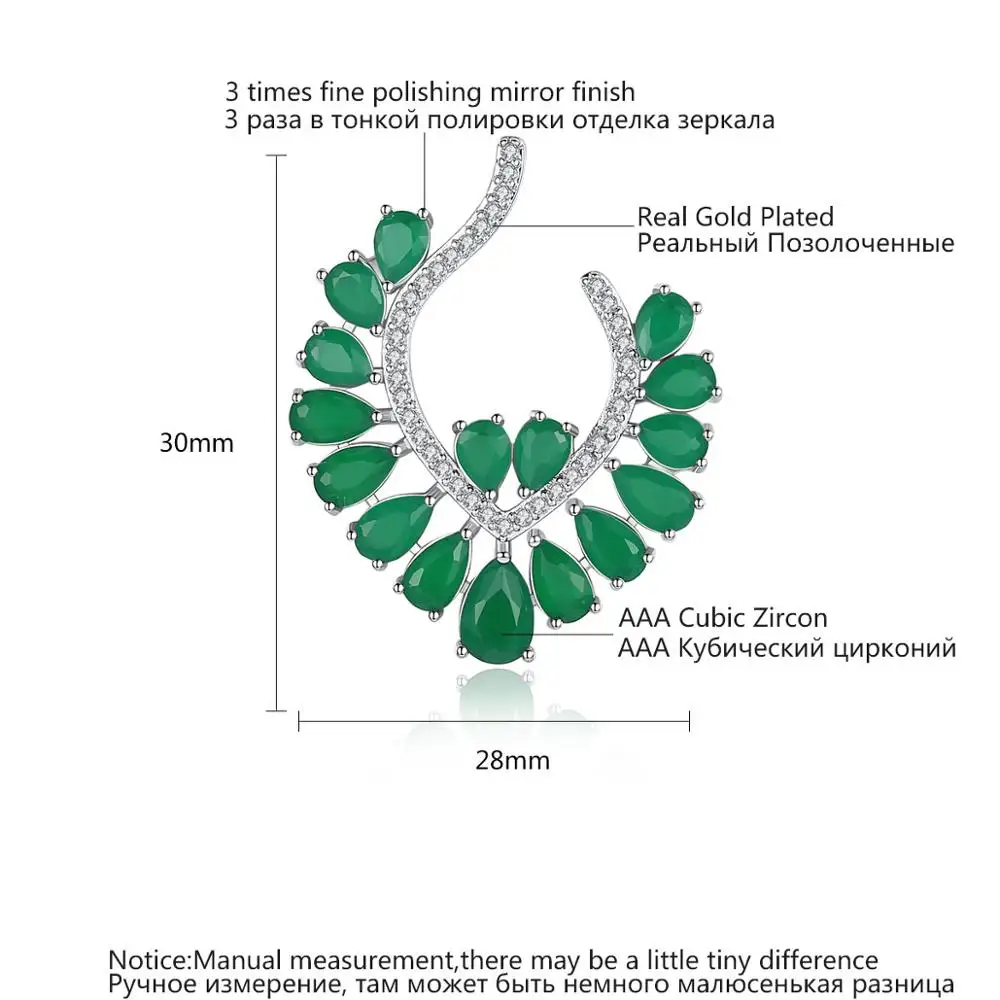 LUOTEEMI Milk Green Big Stud Crystal Women Earrings Elegant Flower Jewelry Wholesale For Party