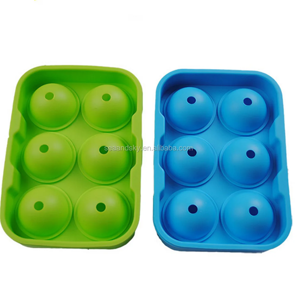 Силиконовые хоккей модуль 6 отверстий шайба круговой хоккей на льду силиконовые формы
