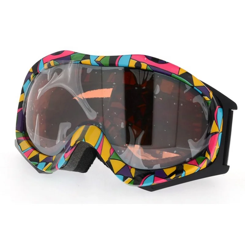 Easy fit strap adjustment system TPU frame snow goggles glasses
